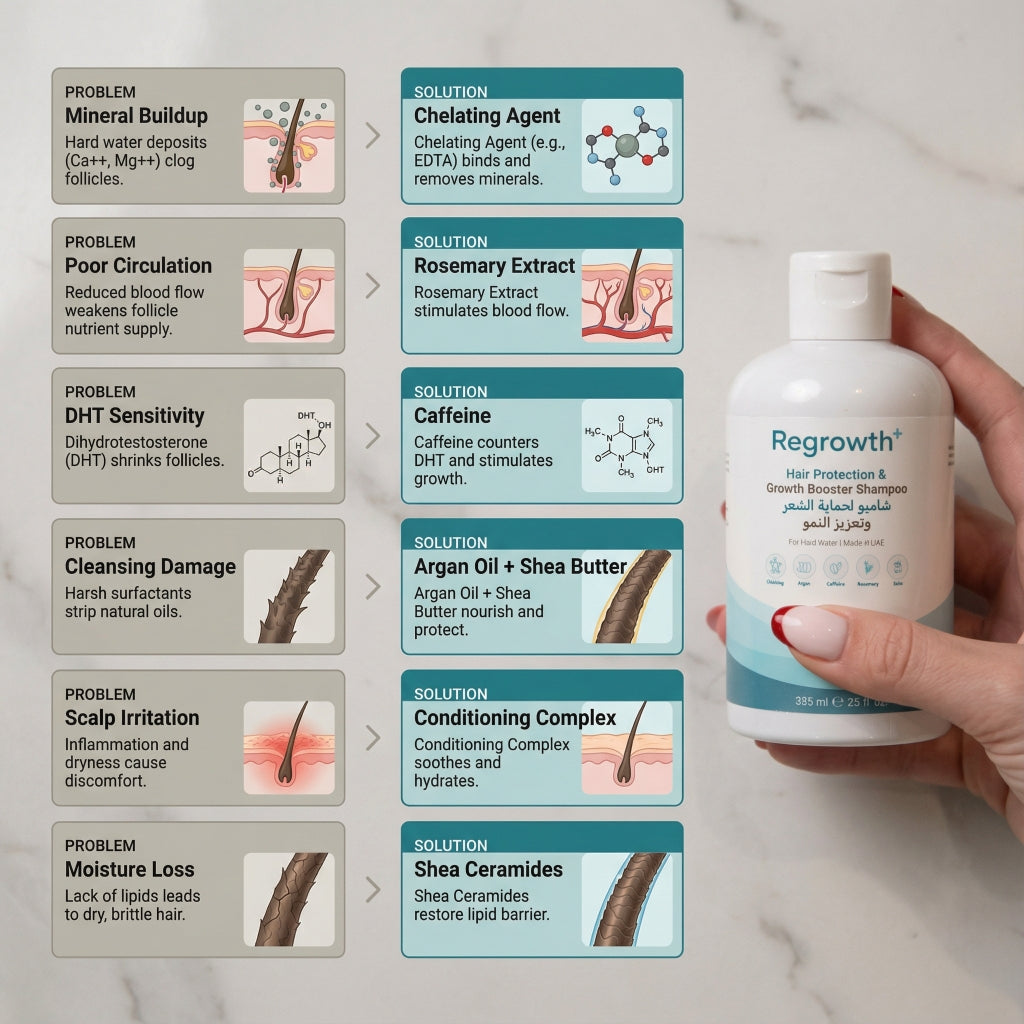 Regrowth+ Hair Protection & Growth Booster Shampoo (Unisex)