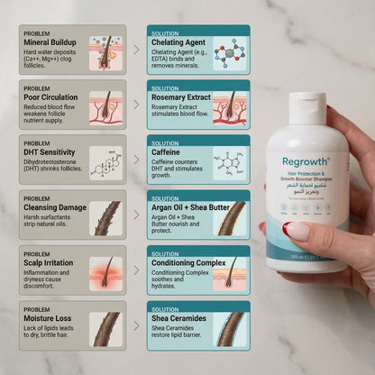 Regrowth+ Hair Protection & Growth Booster Shampoo (Unisex)